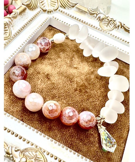 Pink Agate × Matte Crystal