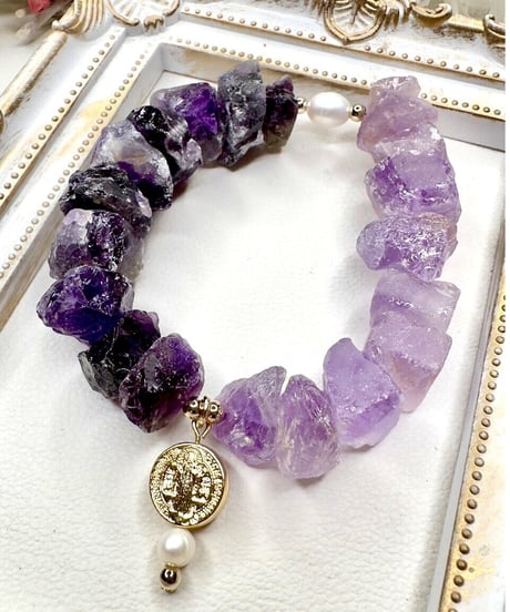 Raw Amethyst × Raw Amethyst
