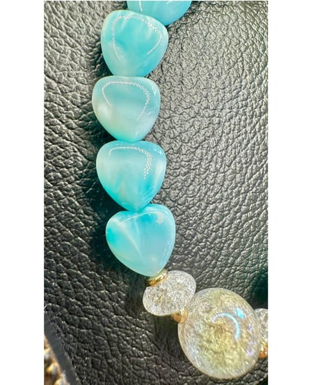 Ice Larimar heart × Ice Larimar　(限定１本)