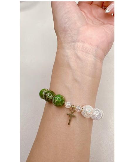 Green Sea Sediment Jasper × Crackle Quartz