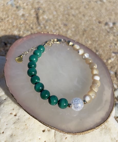 Malachite × Mother of pearl