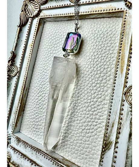レムリアンシードクリスタル × vintage glass （限定１本）
