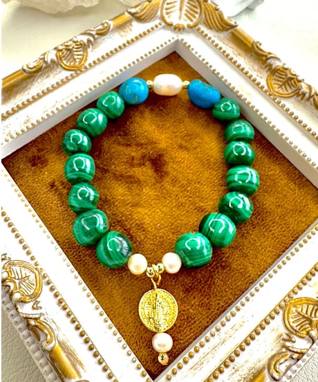 High Quality Vintage Malachite × High Quality Turquoise × Freshwater Pearl