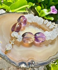Ametrine × Crackle Quartz　(数本限定）