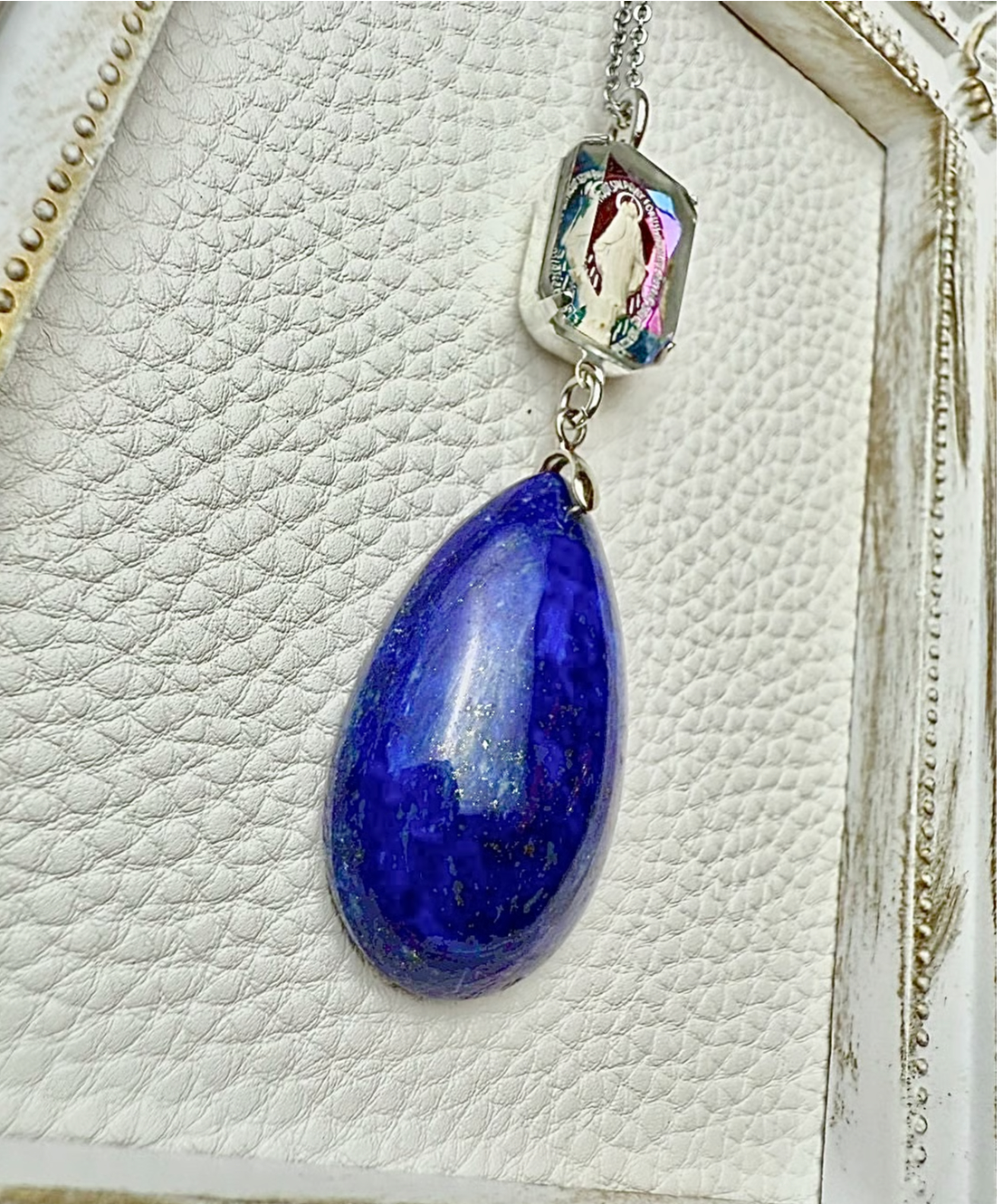 High Quality lapis lazuli × vintage glass（限定1本）