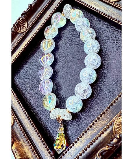 Heart Rainbow Crack Quartz × Rainbow Crack Quartz