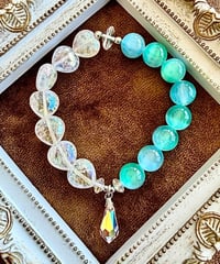 Selenite × Rainbow Crack Quartz