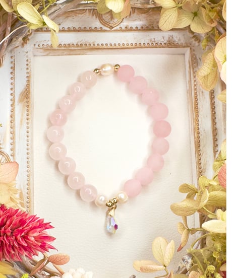Matte Rose Quartz × Rose Quartz
