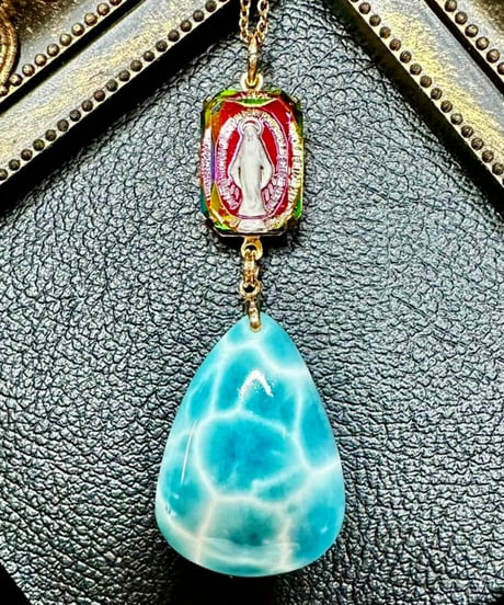 vintage galass × High Quality Ice Larimar (限定１本）