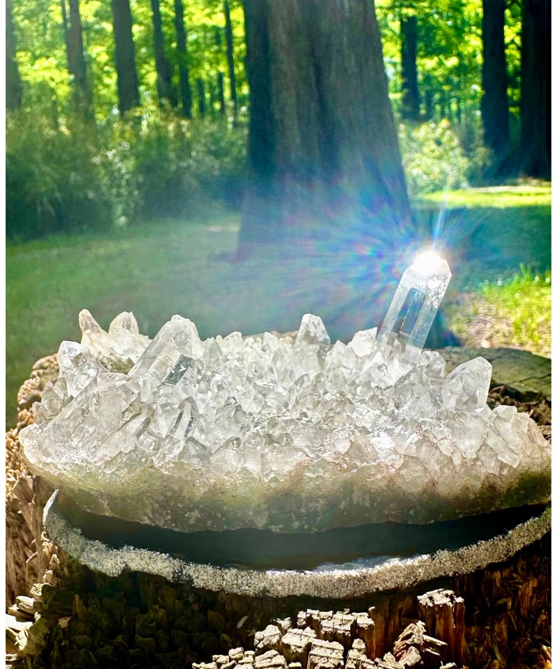 ヒマラヤ水晶クラスター　天然石　一点物 一点物】ヒマラヤ水晶クラスター(一点もの): 『岩座(いわくら)』公式通販