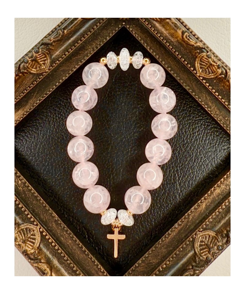 ⭐︎様　ご確認お写真　クラックあり　ピンククォーツ Crackle Rosequartz | UNITY