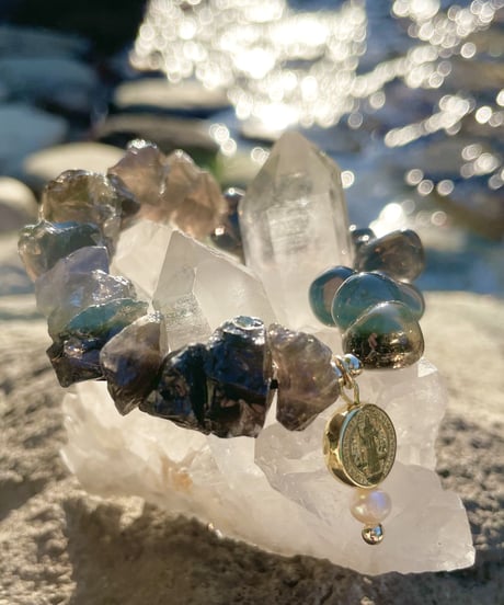 Raw Smoky Quartz× Smoky Quartz