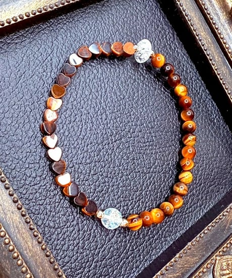Heart Tiger Eye × Tiger Eye