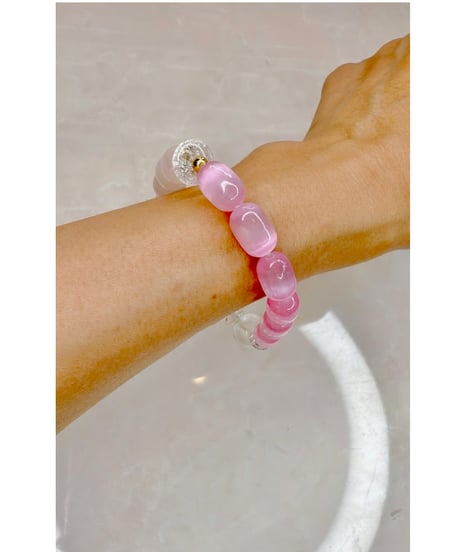 High Quality Himalaya Crystal × Selenite × Rainbow Rosequartz（限定数本）