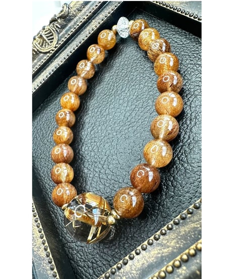 High Quality Golden Rutile Quartz × High Quality Copper Rutile Quartz