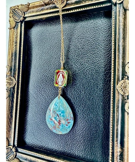 vintage glass × Chocolate Larimar （限定１本）