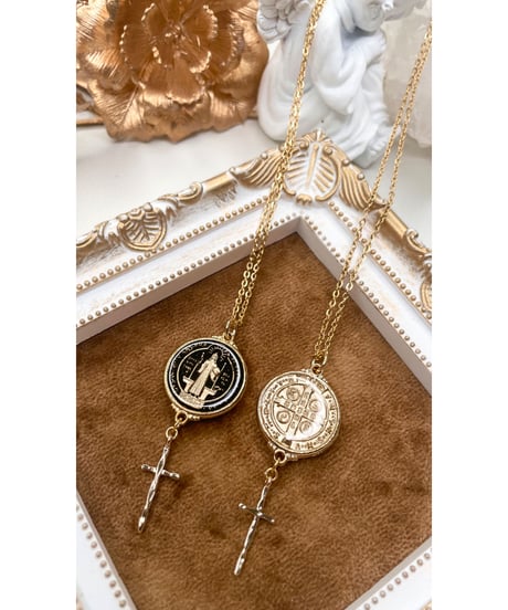 聖ベネディクトのメダイペンダント（大）gold