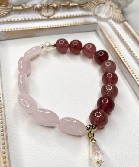 strawberry quartz×Rose quartz