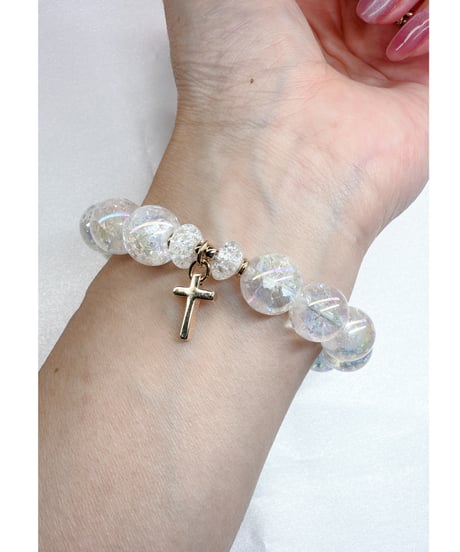 Rainbow Crackle Quartz