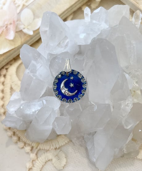vintage galass  moon×star