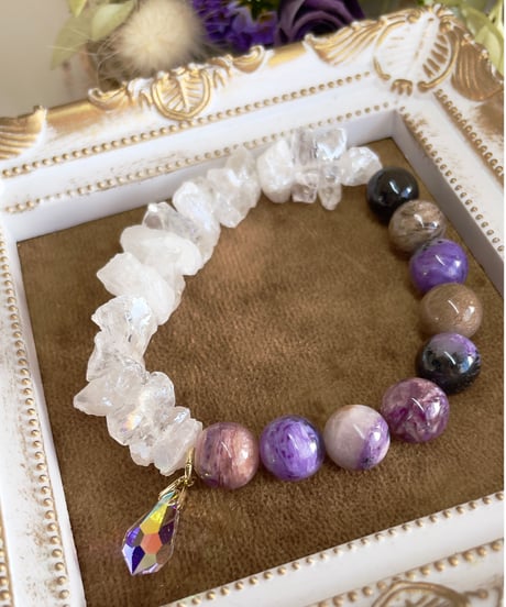 Charoite ×  Crystal