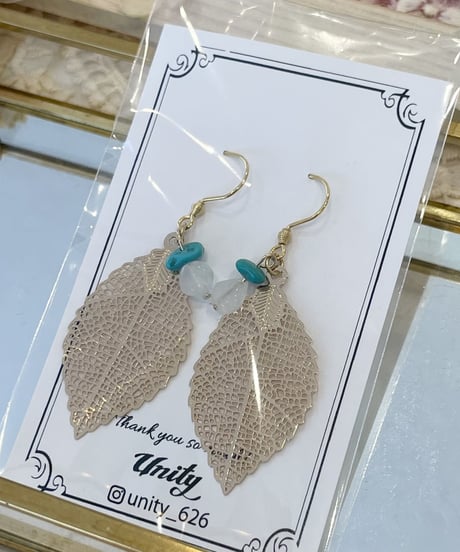 Unity-reef×stone ピアス