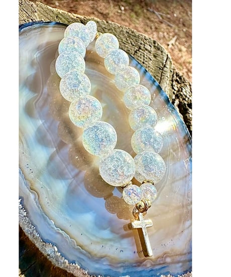 Rainbow Crackle Quartz