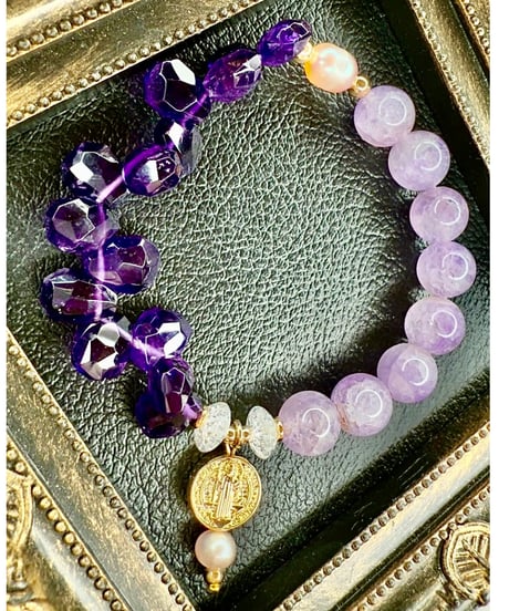 Crackle Amethyst × Amethyst
