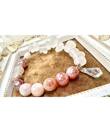 Pink Agate × Matte Crystal