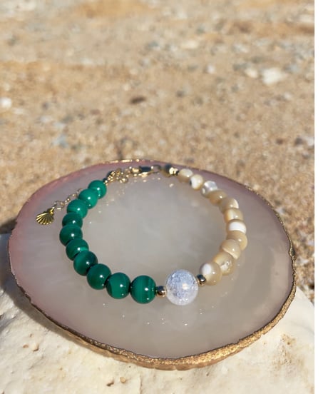 Malachite × Mother of pearl
