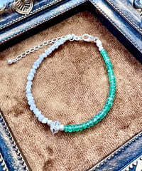 White Raw Diamond × Emerald