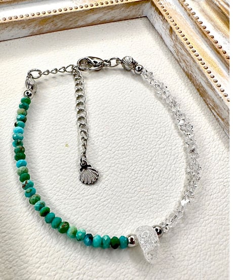 Herkimer Diamond × Turquoise