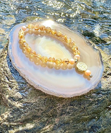 High Quality Golden Rutile Quartz