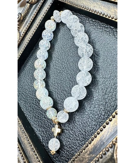 Rainbow Crackle Quartz × Crackle Quartz
