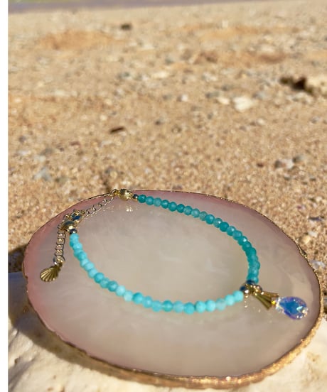 amazonite ブレスレット