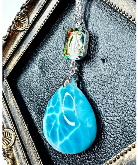 vintage galass × High Quality Larimar