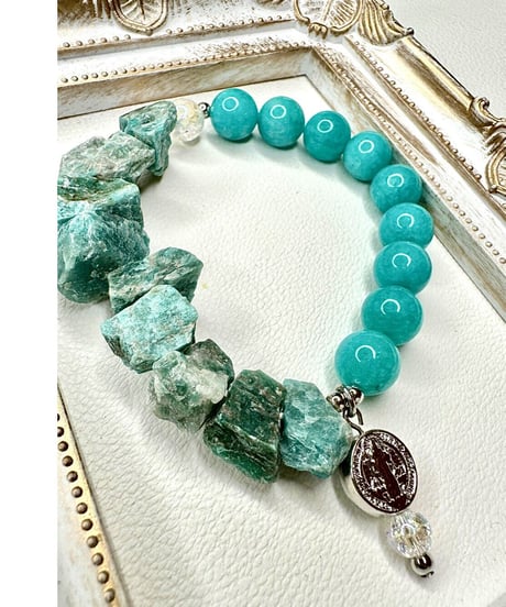 Raw Amazonite × Amazonite