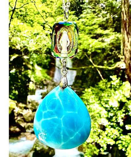 vintage galass × High Quality Larimar