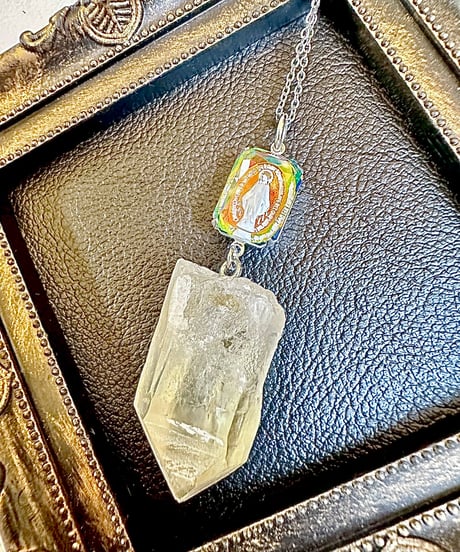 ゴールデンヒーラーレムリアンシード × vintage glass （限定１本）