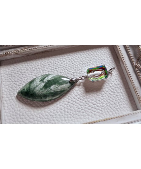 セラフィナイト × vintage glass （限定１本）