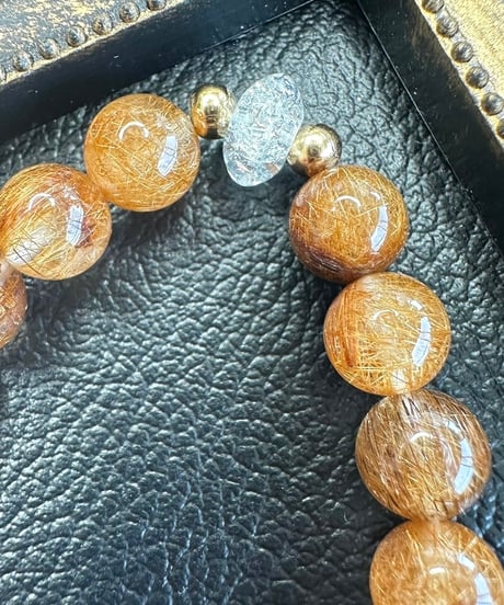 High Quality Golden Rutile Quartz × High Quality Copper Rutile Quartz