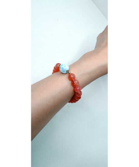 High Quality Ice Inca Rose × High Quality Larimar （限定1本）