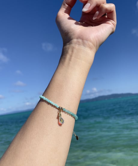 amazonite ブレスレット