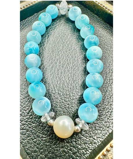 High Quality Ice Larimar × Pearl