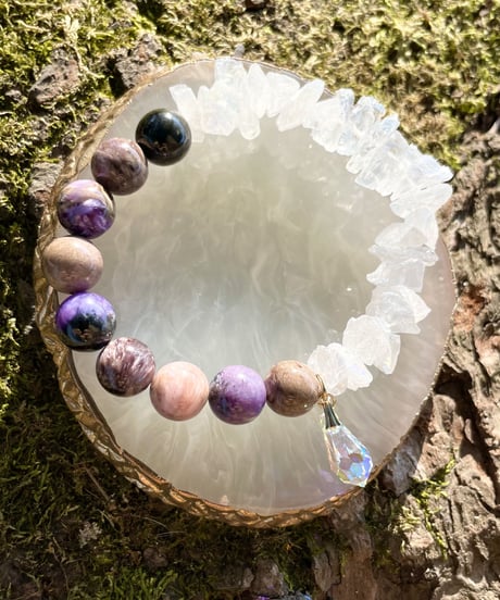 Charoite ×  Crystal