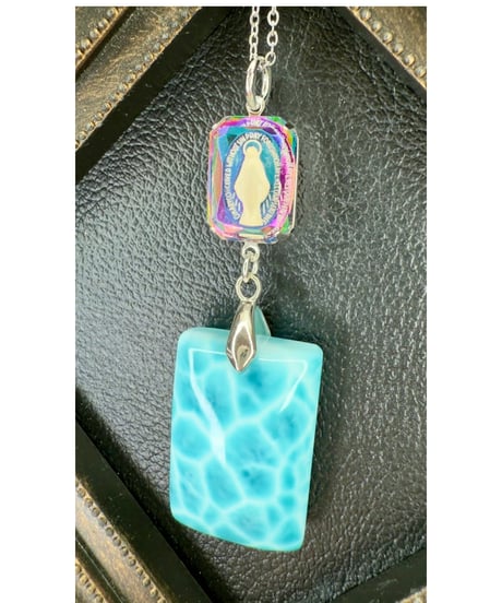 High Quality Larimar × vintage glass（限定１本）