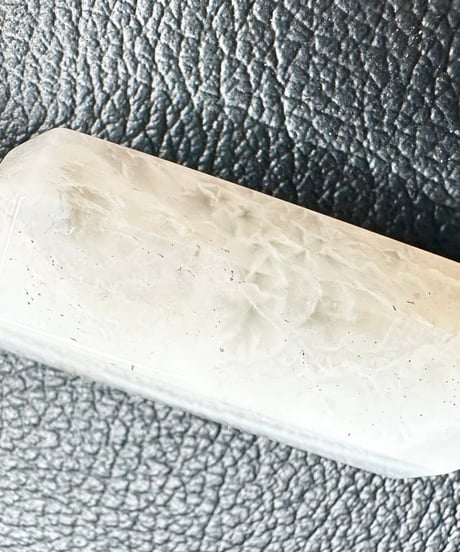 White Crystal Point Bottle Necklace Pendant