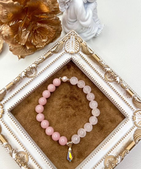 pink opal×rose quartz