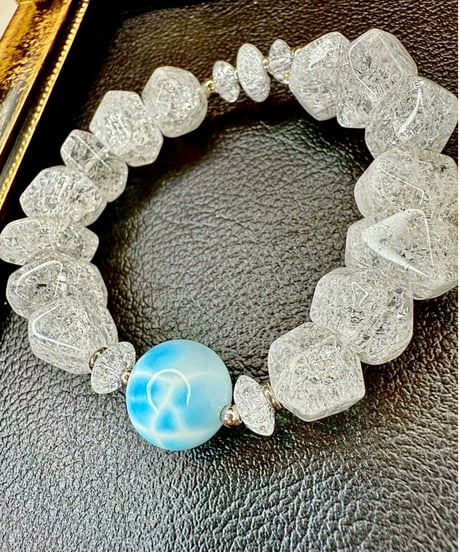 High Quality Larimar × High Quality Crackle Crystal (限定１本）