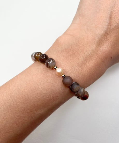 Botswana Agat × Matte Botswana Agat